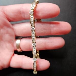 Elegant Gold and Silver Bracelet